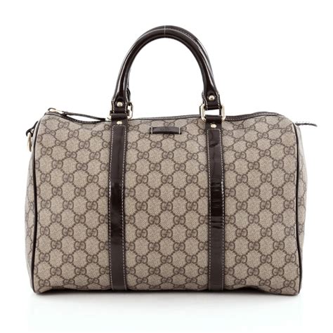 gucci joy boston bag brown|gucci boston bag price.